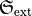 \mathfrak{S}_\text{ext}