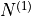 N^{(1)}