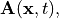 \VField{A} (\pvec{x}, t),